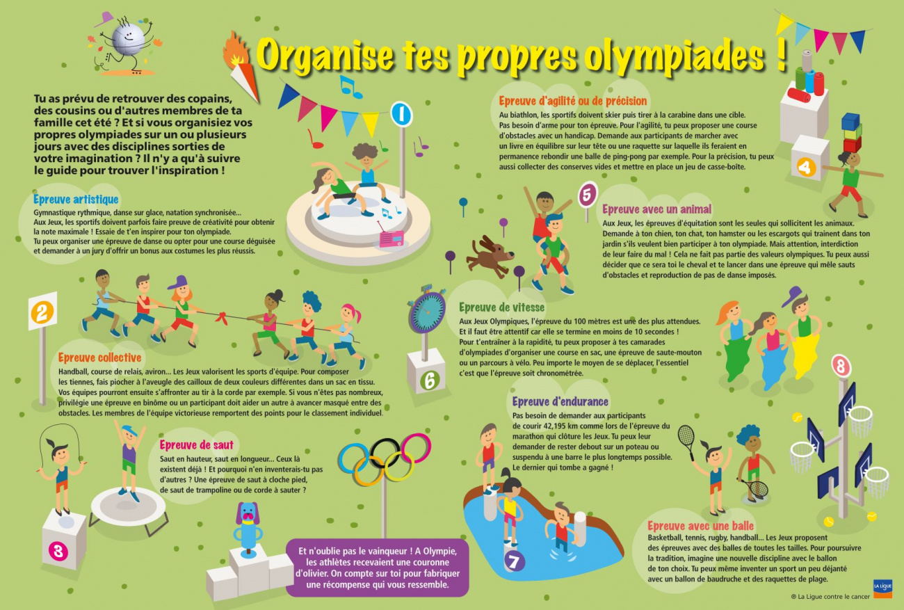 Organise Tes Propres Olympiades Lig Up Familles